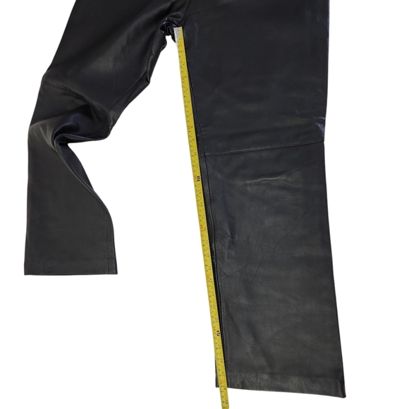 BOD & CHRISTENSEN Genuine Leather Soft Pant — Black / Ladies 12 - Picture 10 of 14